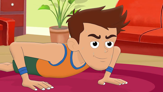 create 2d cartoon animated story videos for youtube