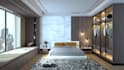 do realistic 3d bedroom interior design and decoration