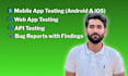 do website testing and app testing, QA, usability testing, UI UX review