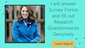 fill online survey, google form, research questionnaire