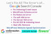 fix any error and index coverage issue in google search console