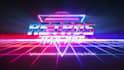 make 80s retro logo animation synthwave style neon effects