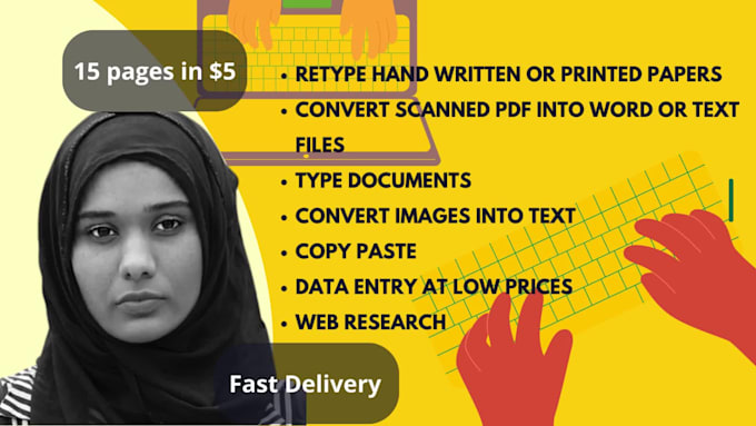 be your reliable virtual assistant for typing, data entry, and copy paste