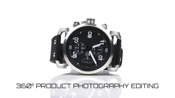 product images 360 degree spinning editing