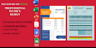 provide professional invoice, receipt, form design in 3hr