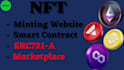 build nft website, nft marketplace, nft mint engine