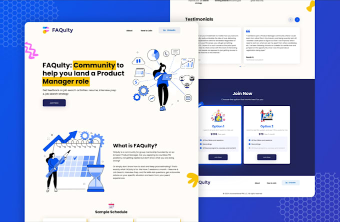 design a modern figma website UI UX or landing page that converts