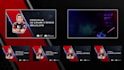 create dope animated twitch overlay, screen, panel, facecam