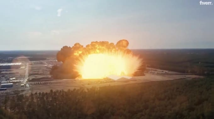do vfx compositing, cinematic fire effect, green screen, special effect for film