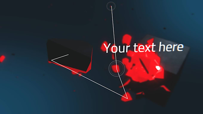 create a custom 4k motion graphics logo or text animation