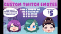 create and animated custom emotes twitch or telegram