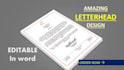 design for you editable business letterhead templates