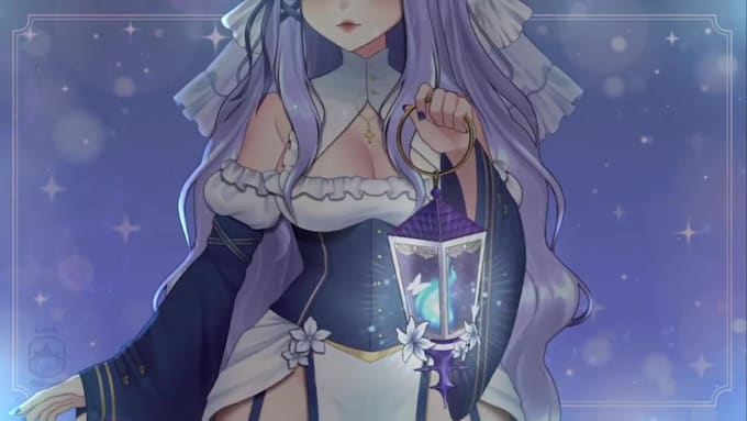 draw and rig 2d vtuber model anime live2d model anime 2d live2d vtuber rigging