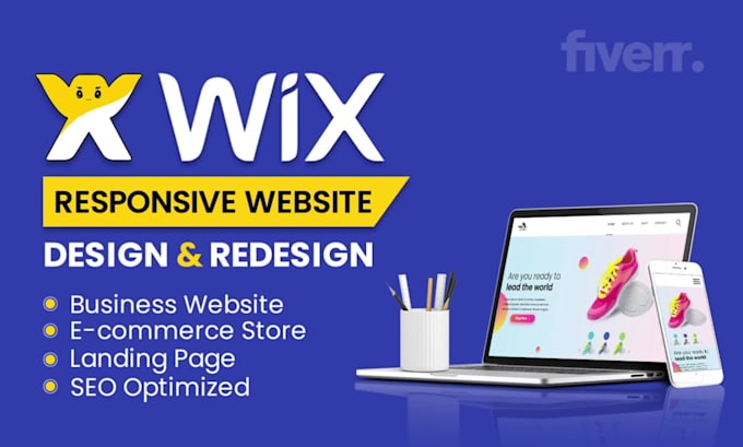 design or redesign wix website and wix ecommerce website