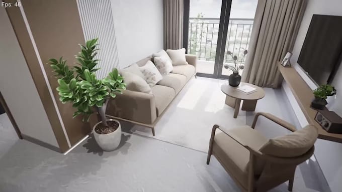 design your small apartment interior and create a walkthrough video