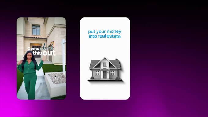 edit cinematic real estate reels and drone videos with motion graphics