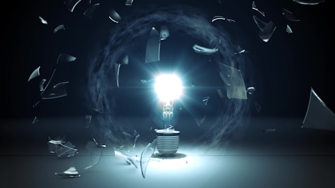 Create light bulb explosion logo animation in 4k by Amony_ | Fiverr