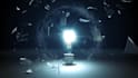 create light bulb explosion logo animation in 4k