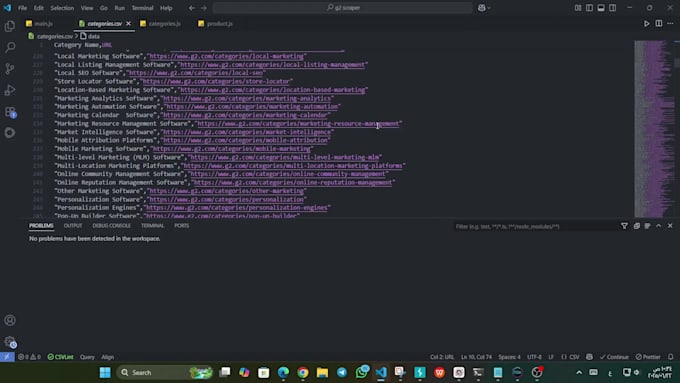 create a web scraper in javascript for any website