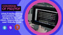convert PDF and PSD to html,css,bootstrap and wordpress