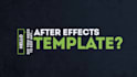 edit after effects and premiere pro template