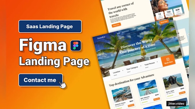 do figma landing page design for your business
