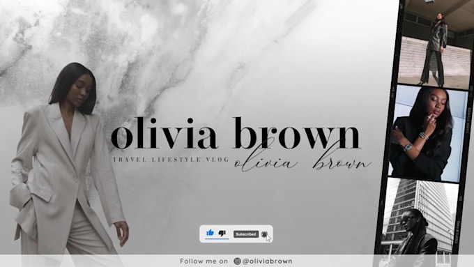 make a personalized aesthetic intro outro for youtube