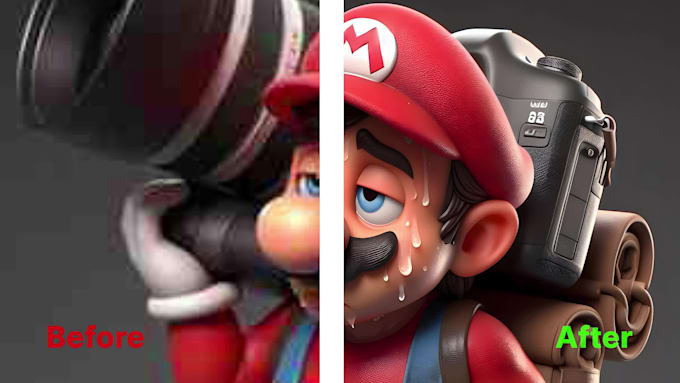 upscale, enhance, restore blurry images to ultra HD quality