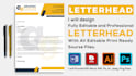 design letterhead and stationery items