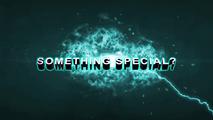 make epic lightning sky logo reveal animation