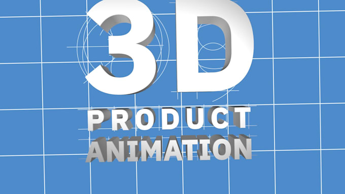 create 3d product animation