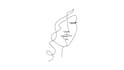 create minimalist continuous line art animation