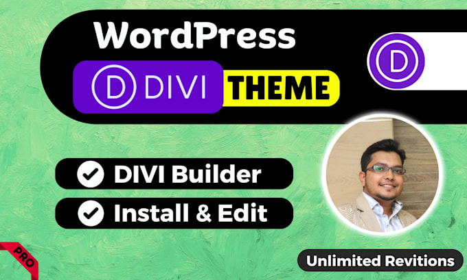 create divi wordpress website with divi theme and divi builder