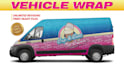 do an attractive, print ready vehicle wrap in 24 hrs