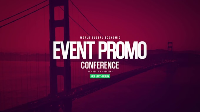 create online event promo video