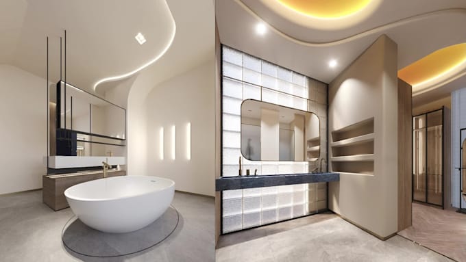design interiors and render high quality images