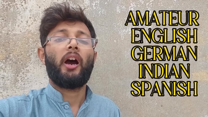 Make An Indian Funny Amateur Spokesperson Video By Hamzamalik9005 Fiverr 