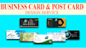 design business card and direct mail eddm postcard