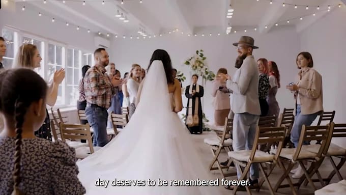 wedding video editing with cinematic storytelling
