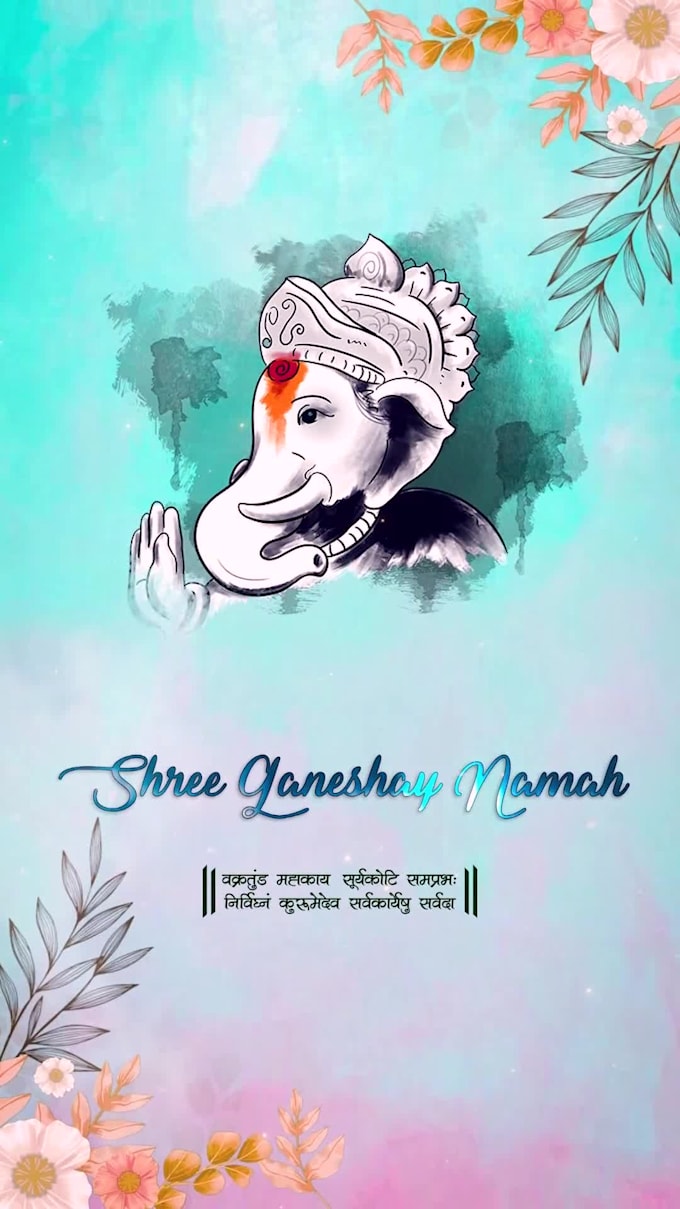 make elegant indian wedding invitation video
