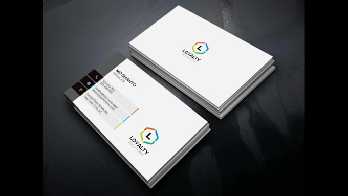 design professional minimal and elegant business cards
