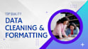deliver top quality data cleaning, merging, formatting