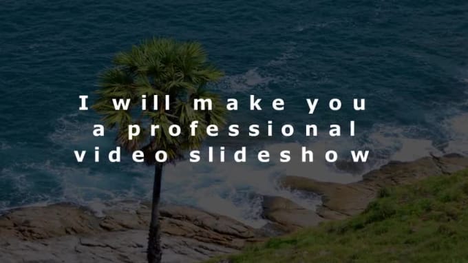 I will create a video slideshow from your photos and videos