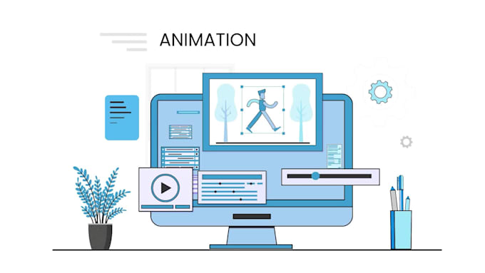make 2d animation for science, teaching and educational videos