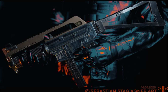 create sutnning 3d models of your weapons, products, etc