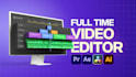 be your monthly youtube instagram video editor and motion designer