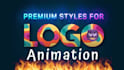 create a premium, complex logo animation with unique styles