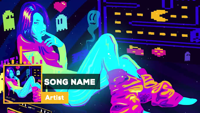create a motion animated music video