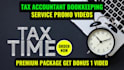 do accountant tax bookkeeping service video