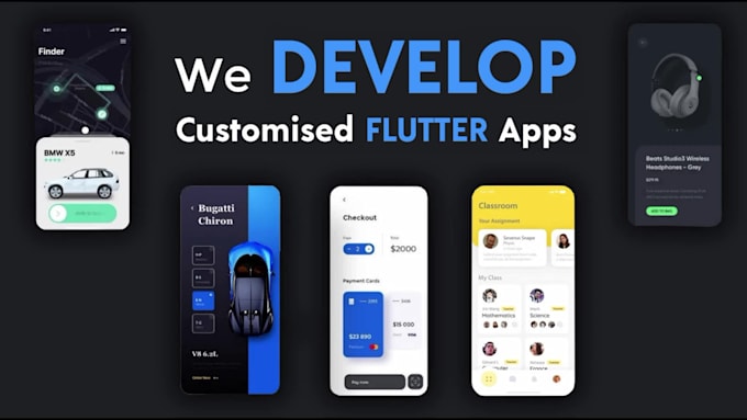 create a flutter application for you